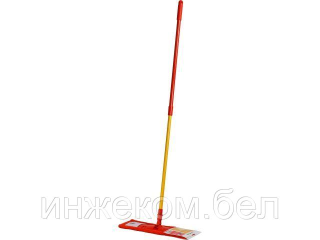 Швабра для пола с насадкой из микрофибры, Джайв, PERFECTO LINEA (Телескопическая рукоятка 70-120 см)