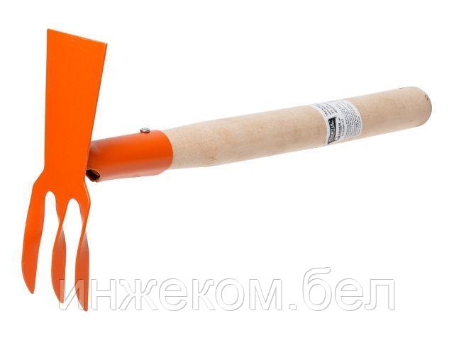 Мотыжка комбинированная 35см с дер.ручкой STARTUL GARDEN (ST6094-03)