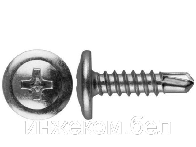 Саморез 4.2х51 мм с прессшайбой, цинк, со сверлом (5 кг) STARFIX