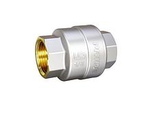 Клапан обратный 1/2" вн.-вн. пружинный латунный шток, LD