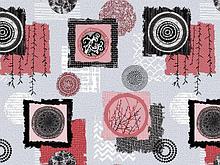 Клеенка столовая, нетканая основа с ПВХ покр., коллекция "DECO", 1 м.пог., PERFECTO LINEA (Отгружаем кратно