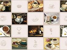 Клеенка столовая, нетканая основа с ПВХ покр., коллекция "DECO", 1 м.пог., PERFECTO LINEA (Отгружаем кратно