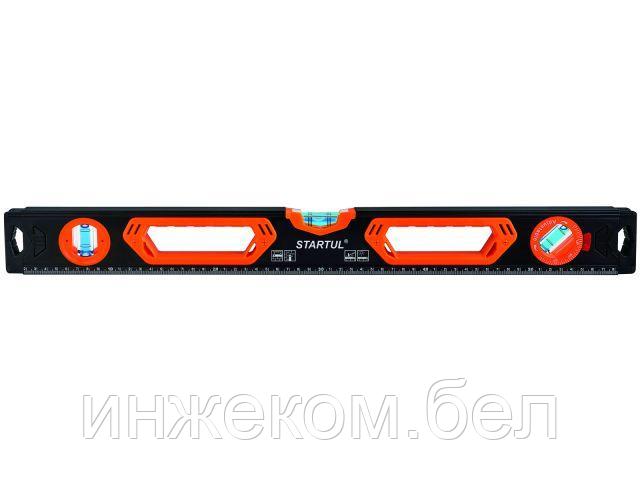 Уровень 2000мм STARTUL PROFI (ST2550-200) (Фрезерованная поверхность, 1 поворотный глазок, линейка на корпусе)