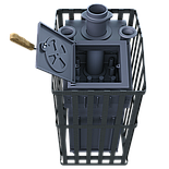 Печь чугунная для бани Гефест Гроза Ураган 18 (М), фото 2