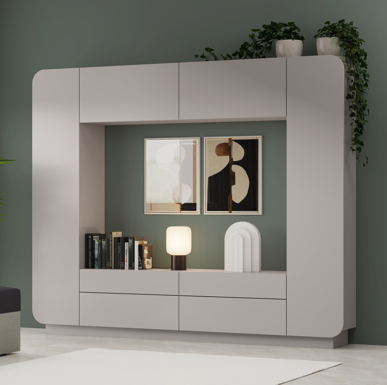 Стенка «Лаванда-2» Олмеко (кашемир)