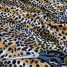 Мех искусственный (принт леопард)