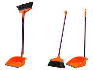 Метла + совок (Ленивка)  Быстро-чисто арт.43-005801