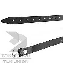 Ремешок ПВХ с пряжкой, L-500 мм, черный, Bozamet 40.500.20C (100 ед.), фото 2