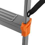 Стремянка Nika СМ8, широкие ступени, высота до рабочей площадки 1720 мм, 8 ступеней, фото 5