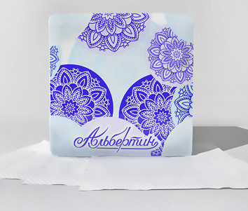 Салфетки бумажные белые сервировочные (50шт)/90 11С5705