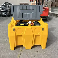 Мобильная заправочная станция со счётчиком DTK 480 с насосом 12/24V, 40 л/мин бак 440л.