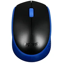 Беспроводная мышь Logitech M171, 3 кнопки, 1000dpi, питание 1xAA