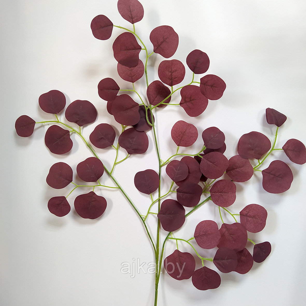 Ветка Эвкалипт 70 см, бордовый