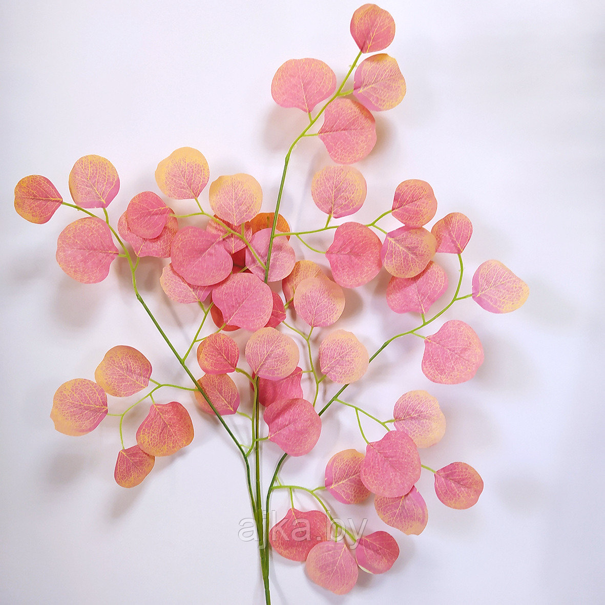 Ветка Эвкалипт 70 см, розовый