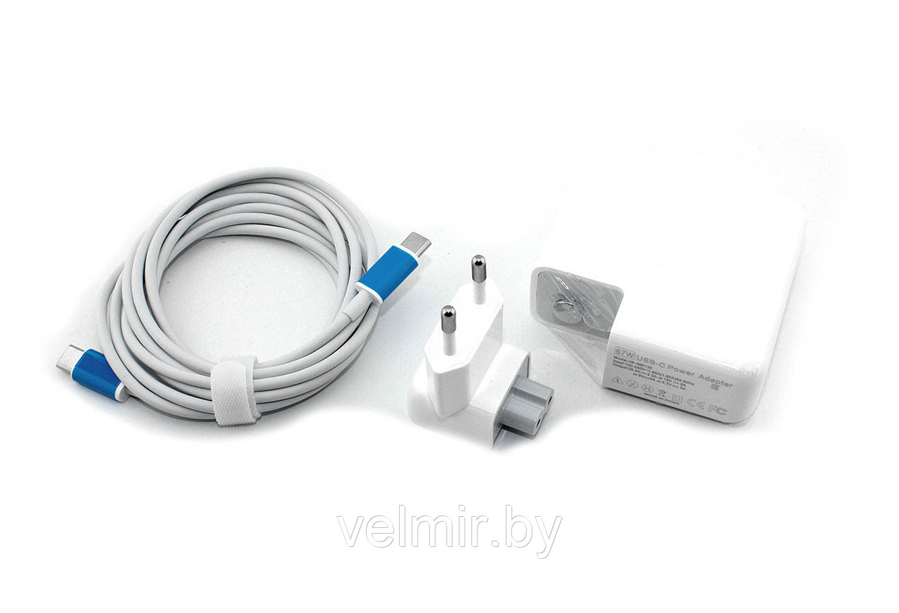 Блок питания (сетевой адаптер) для ноутбуков Apple USB Type-C 67W OEM