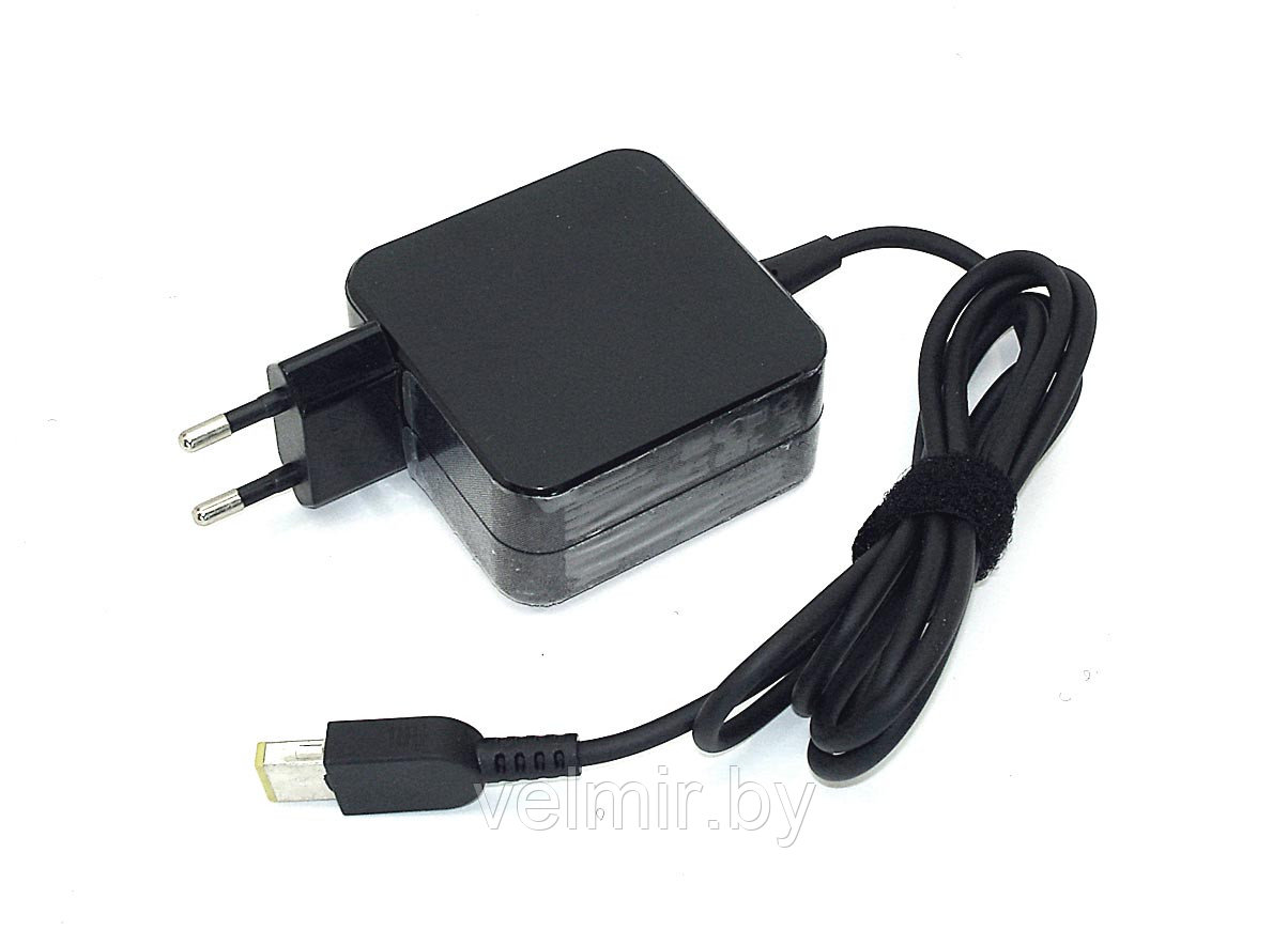 Блок питания (сетевой адаптер) для ноутбуков Lenovo 20V 2.25A rectangle 45W OEM (корпус квадратный)