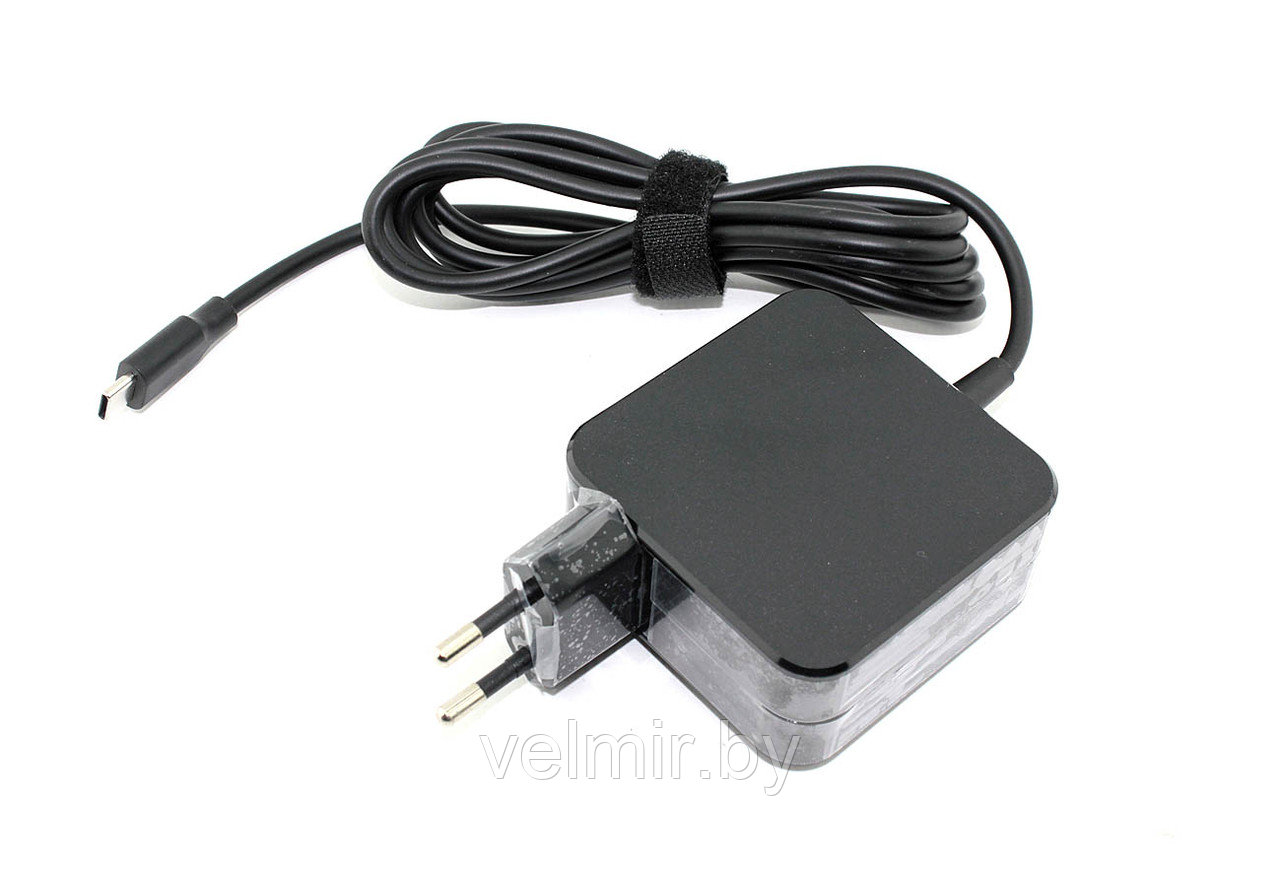 Блок питания (сетевой адаптер) для ноутбуков HP 12V 2A 15V 3A 45W Type-C  (квадратный корпус) OEM