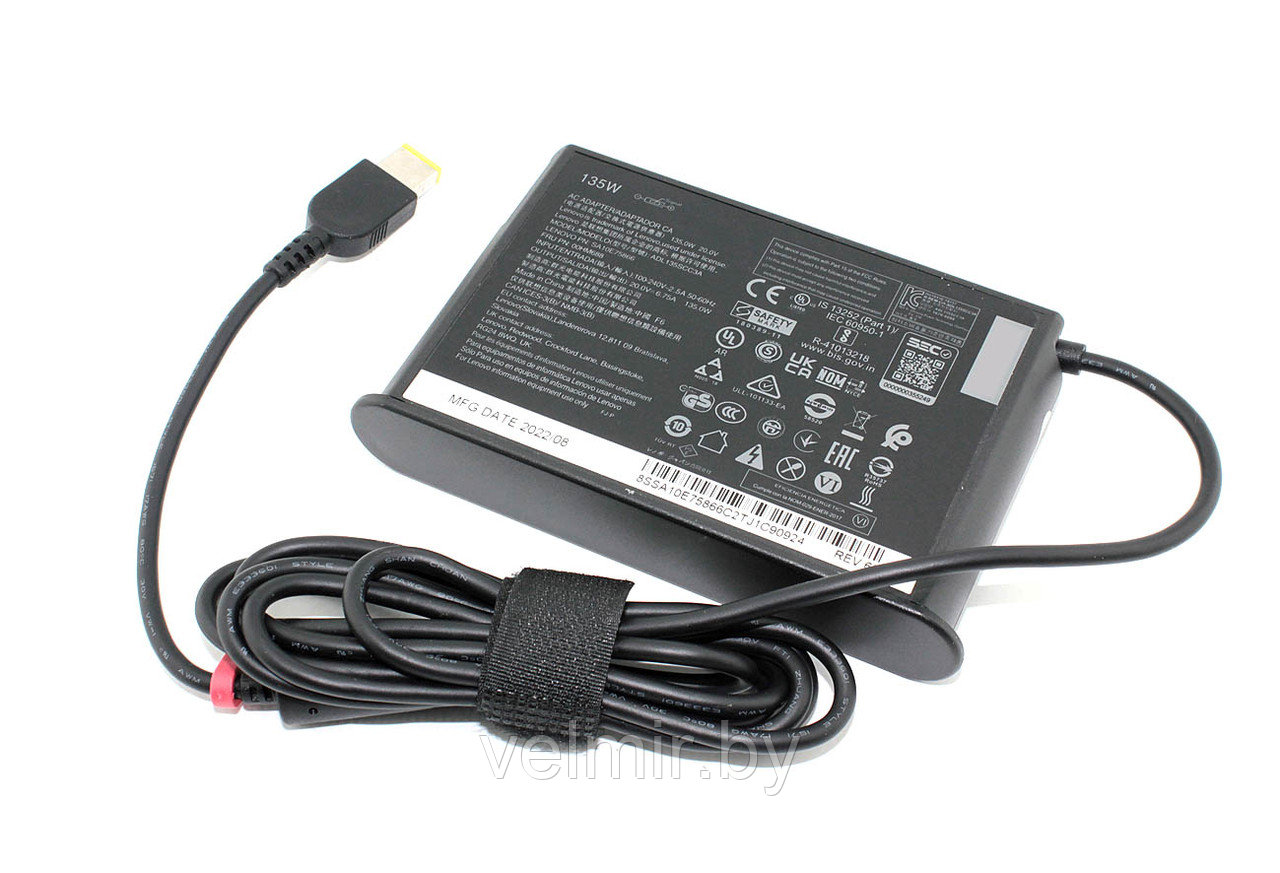 Блок питания (сетевой адаптер) для ноутбуков Lenovo 20V 6.75A 135W USB