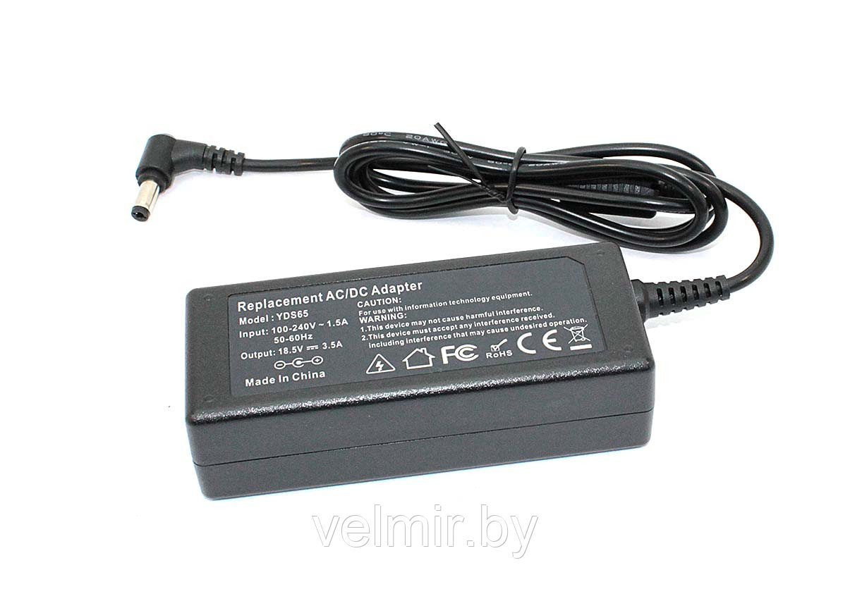 Блок питания (сетевой адаптер) для ноутбуков Toshiba 18.5V 3.5A 5.5x2.1 OEM