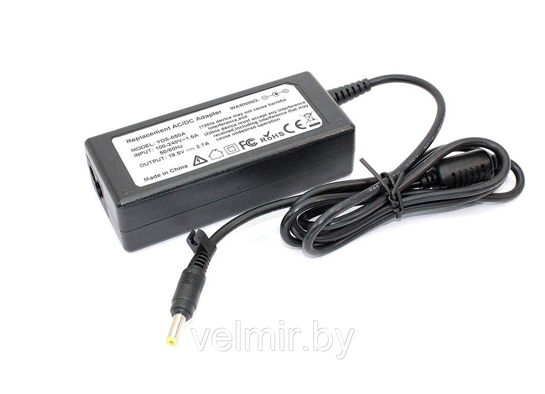 Блок питания (сетевой адаптер) для ноутбуков HP 18.5V 2.7A 4.8*1.7mm 50W OEM
