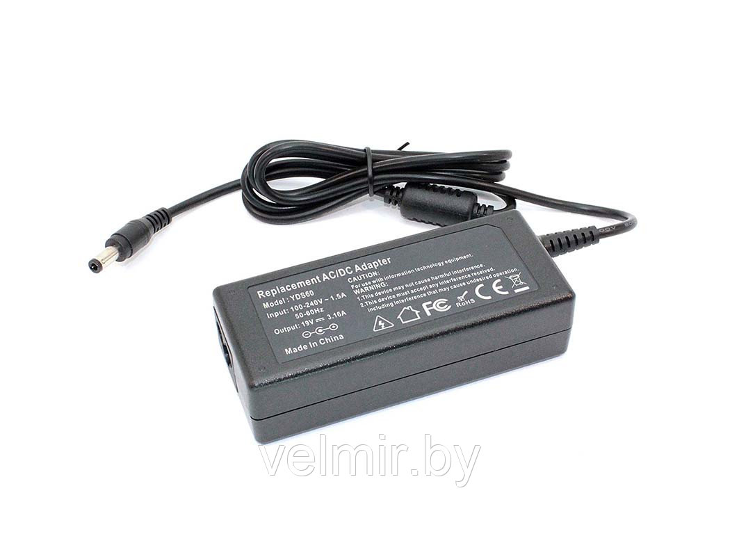 Блок питания (сетевой адаптер) для ноутбуков HP 19V 3.16A 5.5x2.5 OEM