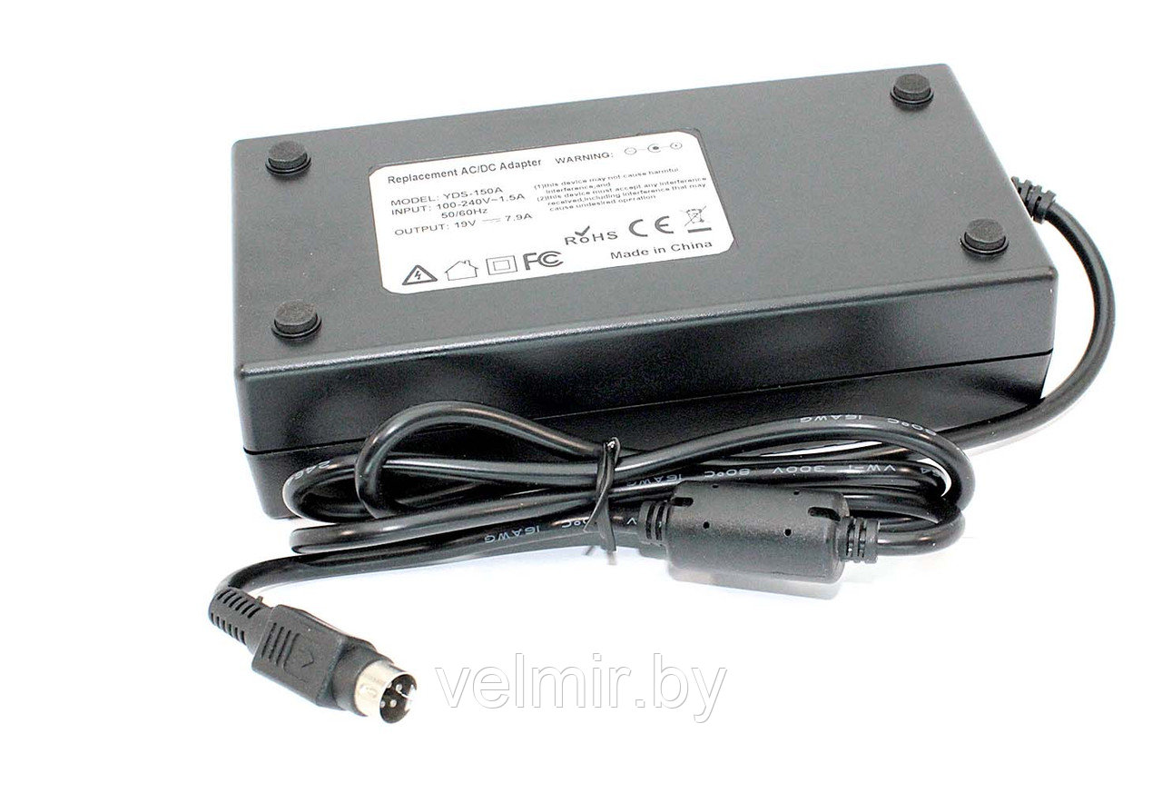 Блок питания (сетевой адаптер) для ноутбуков HP 19V 7.9A 4pin OEM