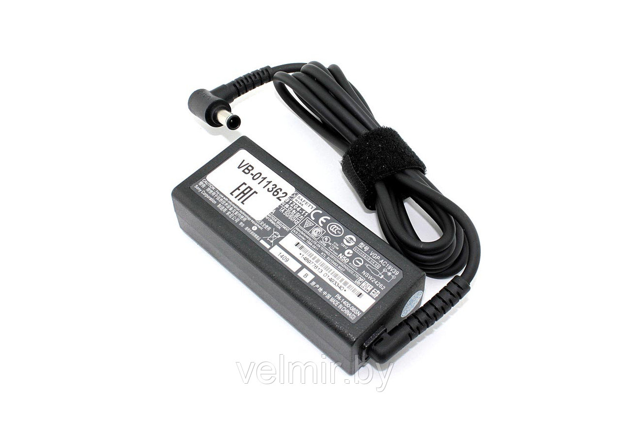 Блок питания (сетевой адаптер) для ноутбуков Sony Vaio 19.5V 2.0A 39W 6,5x4,4