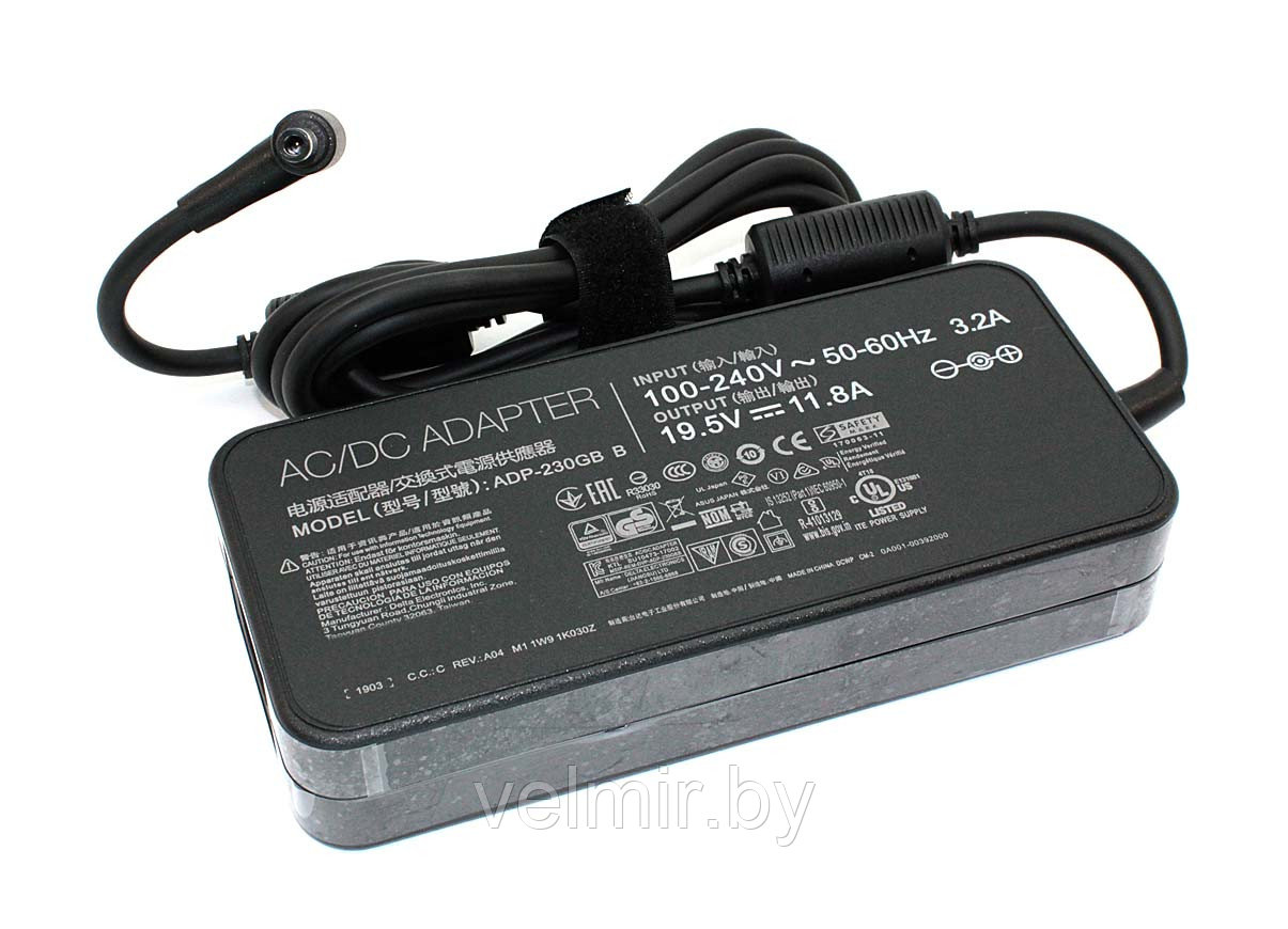 Блок питания (сетевой адаптер) для ноутбуков Asus 19.5V 11.8A 230W 6.0x3.7 pin