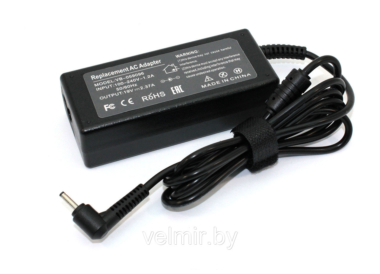 Блок питания (сетевой адаптер) для ноутбуков Asus 19V 2.37A 3.0x1.1mm 45W OEM