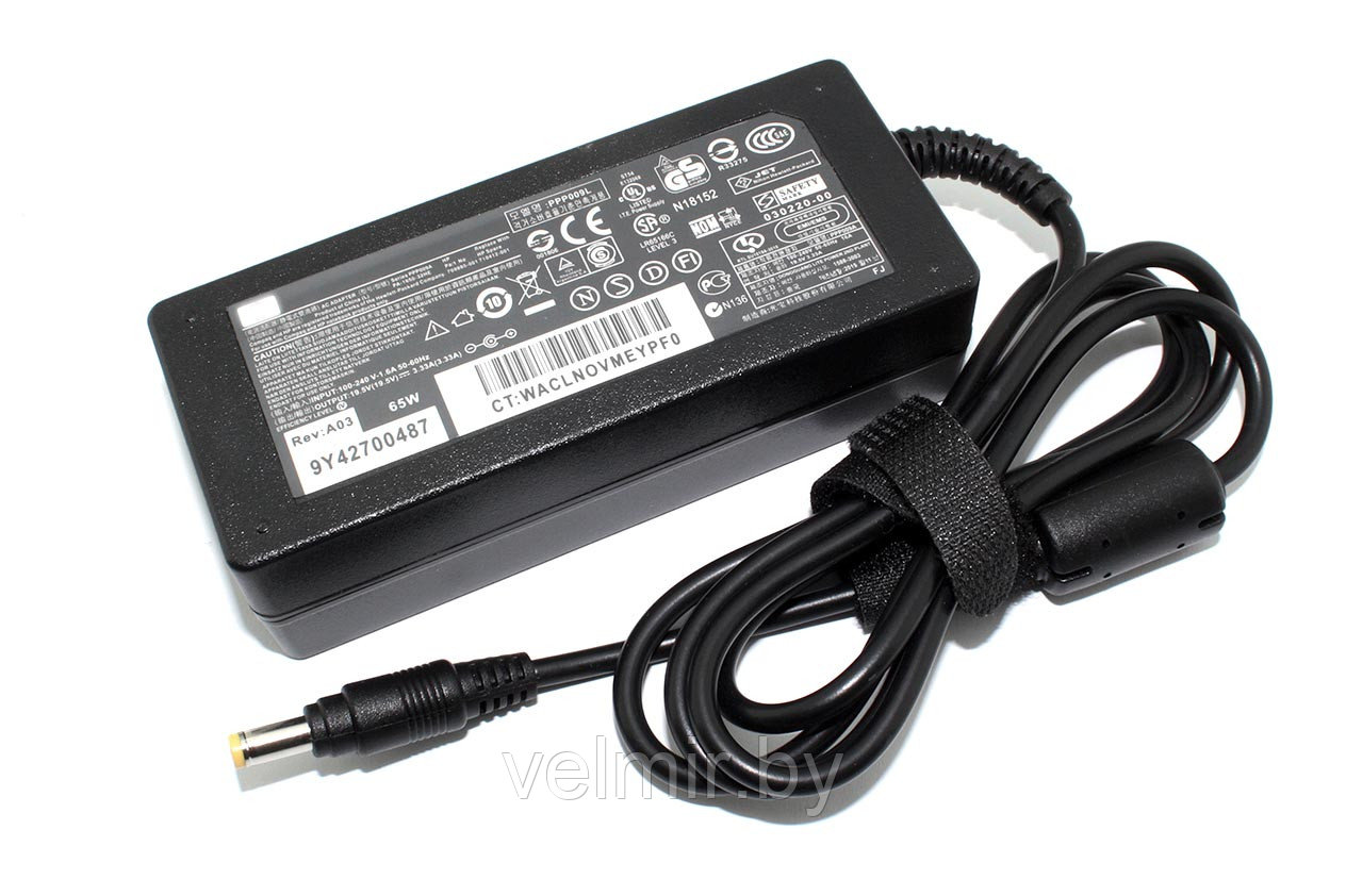 Блок питания (сетевой адаптер) для ноутбуков HP 19.5V 3.33A 65W 4.8x1.7mm HC