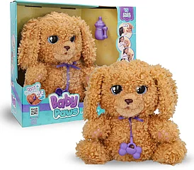 Интерактивная игрушка IMC Toys Baby Paws Labradoodle с переноской 921153IM