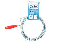 Трос сантехнический пружинный ф 6 мм длина 3 м AV Engineering (Стальной)