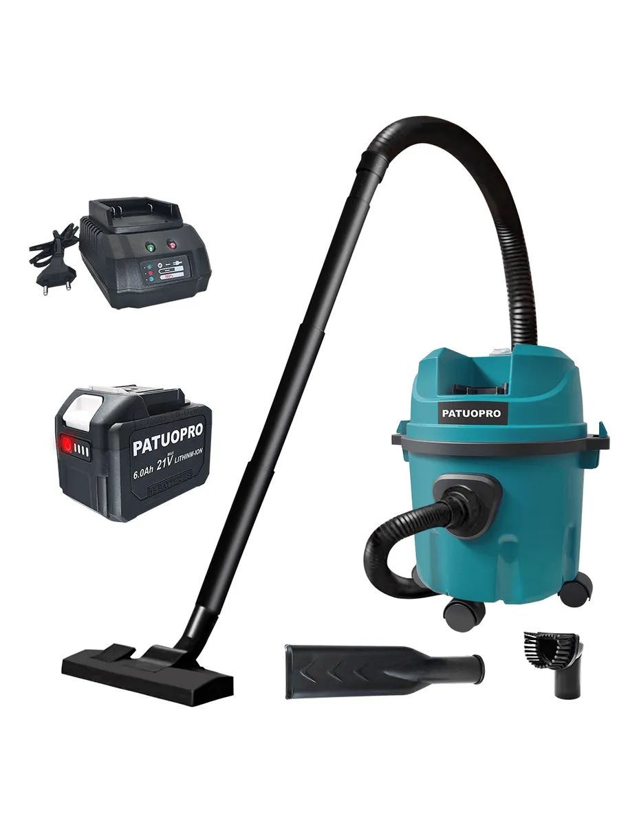 Строительный пылесос (1 АКБ 6,0 Ач)