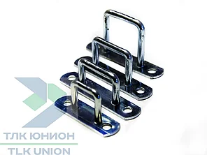 Скоба тентовая квадратная, h-30 мм, Bozamet 18.30 (500 ед.), фото 2