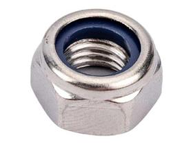 Гайка М8 со стопорным кольцом, нерж.сталь (А2), DIN 985 (5 шт в зип-локе) STARFIX