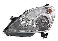 Фара левая Опель Зафира Б хром