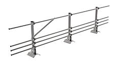 Ограждение кровельное Fachmann KO/PL/PVC/SN 600-2-3000 Хц