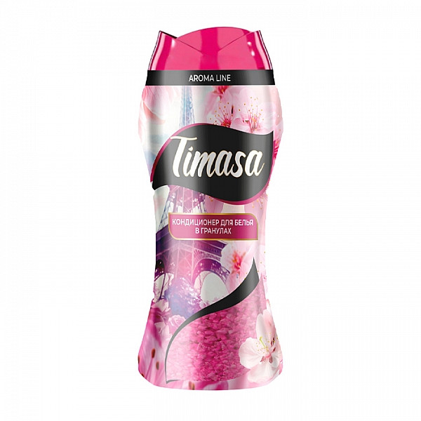 Кондиционер для белья в гранулах"TIMASA" Цветочный сад. Розовый 210г.