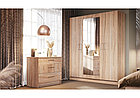Модульная спальня Антария с 4-х дверным шкафом (Дуб сонома), фото 2
