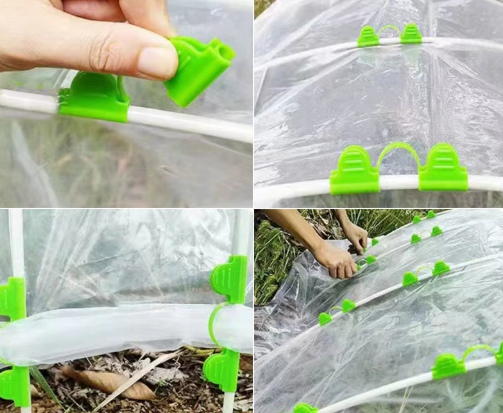 Зажим для тепличной пленки