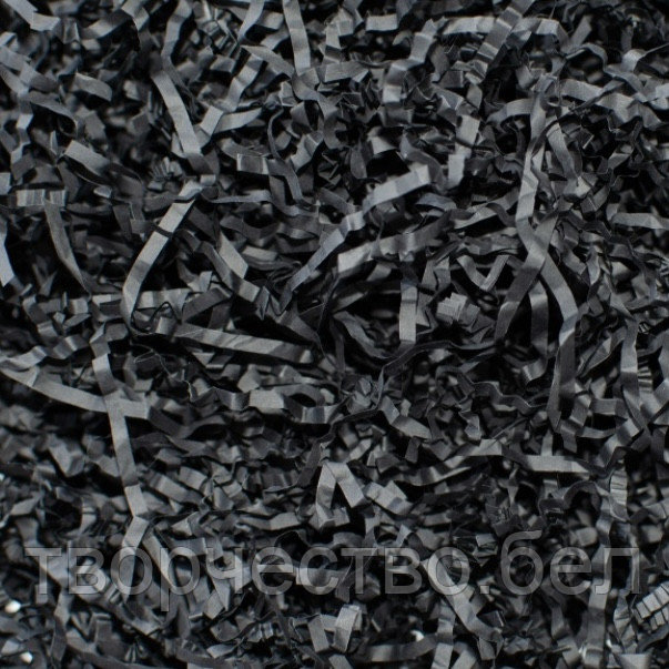 Бумажный наполнитель гофрированный Черный, 50 гр