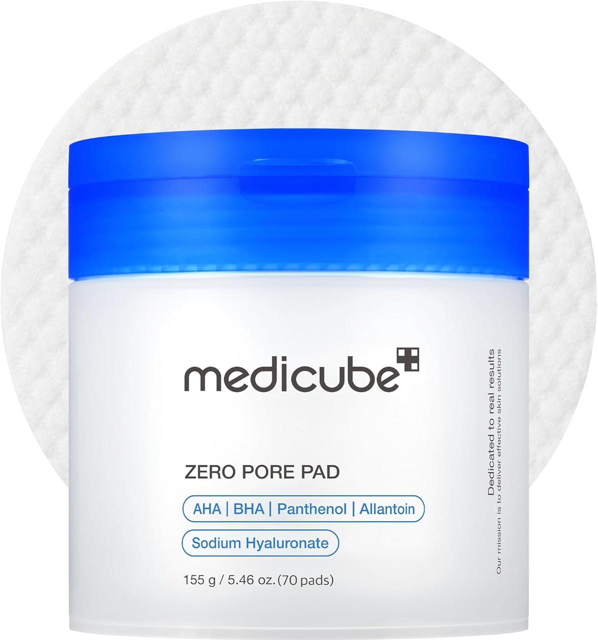 Отшелушивающие пэды для сужения пор medicube Zero Pore Pad 2.0, 70 шт