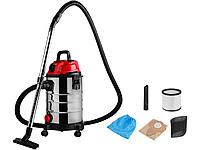 Пылесос строительный WORTEX VC 2515-1 WS 1400 Вт, 25 л, провод 4 м, шланг 3 м