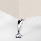 Опора мебельная металлическая D-01 h120 хром, фото 3