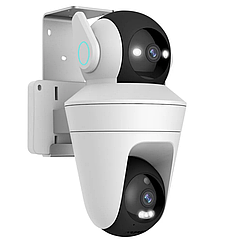 Камера видеонаблюдения IP YH-A14S поворотная, уличная, два объектива, WI-FI, PTZ, 3+5МП