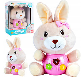 Интерактивная игрушка Маленький Кролик со светом и музыкой MalPlay
