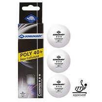 Мяч н/т Schildkrot 3* Champion ITTF 3 шт цв. Белый