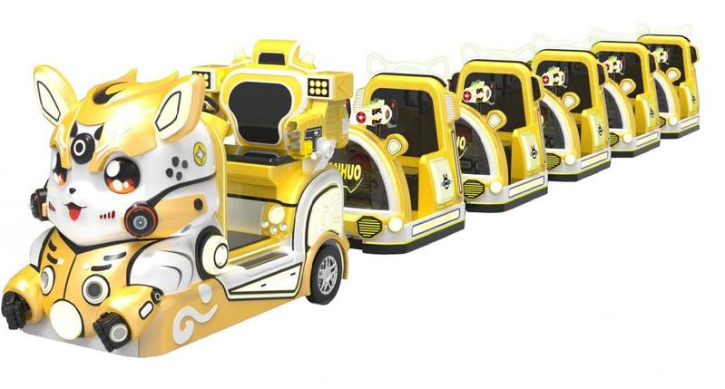 Аттракцион Паровозик электрический 11 мест, фото 2