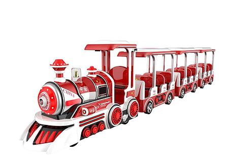 Аттракцион Электрический паровозик с крышей для ТЦ и парков, фото 2