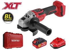 Шлифмашина угловая аккумуляторная WORTEX CAG 1812-2 SE XLT SET